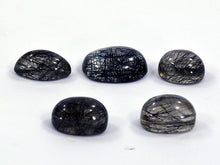 Extreme Top Quality Clear Rutille Quartz Cabochans lot of 5 Cabs From Pakistan