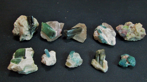 Awesome Mix Color Lot Tourmaline Crystal Specimen of Afghanistan