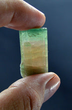 Well terminated bi-color tourmaline crystal with good luster from Afghanistan