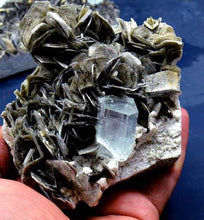 Awesome Terminated and Damage Free Equamarine Crystal Specimen With Mica