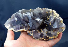 Terminated & Translucent bluish Gray Intercubic Fluorite Crystal Specimen