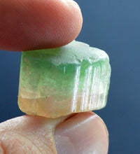 Well Terminated Bi Color Tourmaline Crystal With Good Luster From Afghanistan