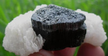 Beautiful Black Tourmaline Crystal Specimen With Albite