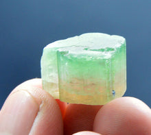 Well Terminated Bi Color Tourmaline Crystal With Good Luster From Afghanistan