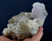 Very Amazing Bi Color Kunzite Crystal Specimen Combined with Quartz From Afghanistan