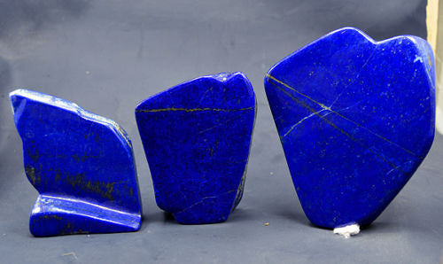 Top Quality Deep Blue Polished Lapis Lazuli From Afghanistan